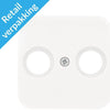 Plaque de recouvrement blanche Busch Jaeger pour câble coaxial - 4695570