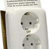 Busch Jaeger prise encastrable blanche RA double - 4695510