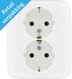 Busch Jaeger prise encastrable blanche RA double - 4695510