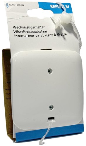 Interrupteur à tirette encastrable blanc Busch Jaeger - 4695526