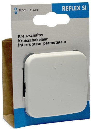 Busch jaeger interrupteur croix blanche + bascule - 4695524