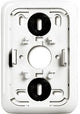 Busch Jaeger white mounting plate 2-way toilet - 4693250