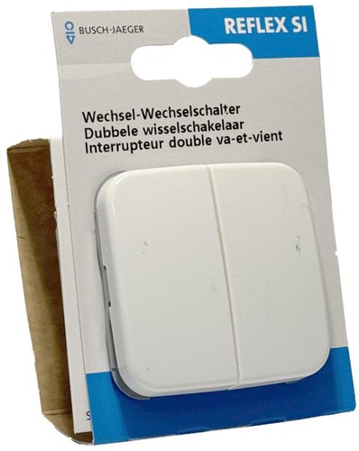 Inverseur + bascule Busch Jaeger blanc - 4695522