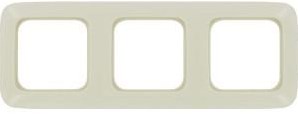 Cadre de recouvrement Bush Jaeger triple crème Bush Jaeger 4692240