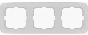 Busch Jaeger Bush Jaeger Cadre de couverture 3 fois Blanc Bush Jaeger 4692245