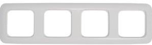 Cadre de couverture Bush Jaeger 4 fois blanc Bush Jaeger 4692265