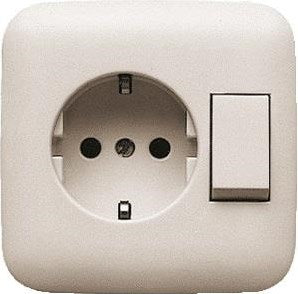 Bush Jaeger combinaison 1 pôle inverseur ra crème bush j 4691860