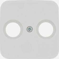 Busch Jaeger Bush Jaeger plaque d'insertion coaxial blanc Bush Jaeger 4692112