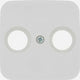 Busch Jaeger Bush Jaeger plaque d'insertion coaxial blanc Bush Jaeger 4692112
