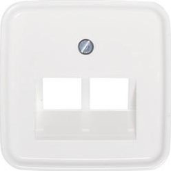 Plaque Bush Jaeger pour. prise de données blanche busch j 4692192