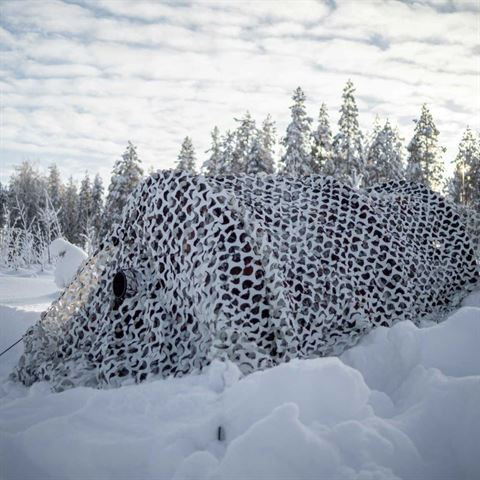 Buteo Photo Gear Buteo Photo Gear Camoufagenet 3 Gris blanc 2,4x3 m