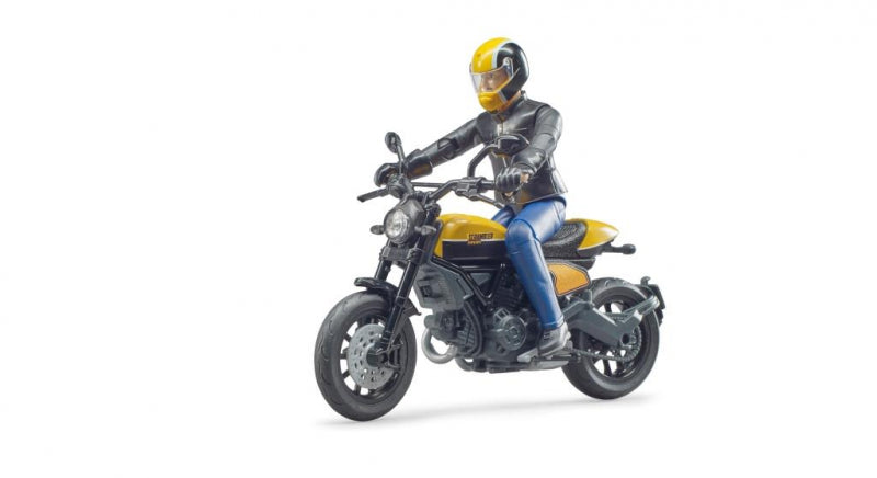 Bruder Motor Ducati Scrambler avec conducteur