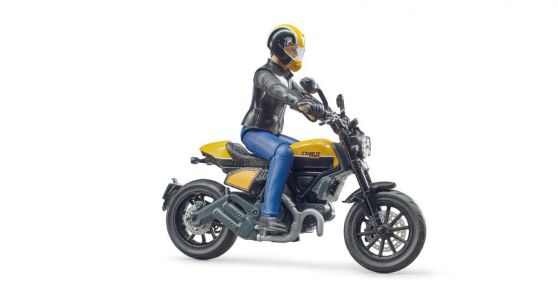 Bruder Motor Ducati Scrambler avec conducteur