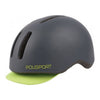 Casque Polisport Commuter gris mat jaune fluo M 54-58cm