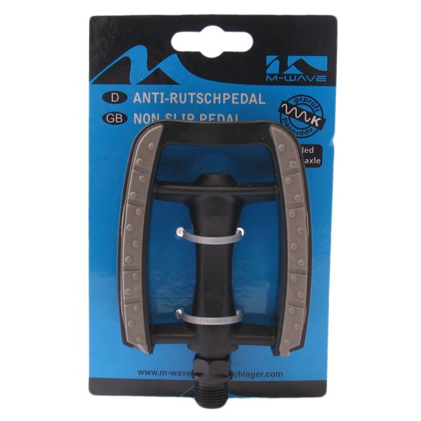 M-wave plate-forme pédale stadsfits non glissant 9 16 pouces ensemble noir