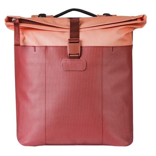 Sacoche de vélo double Basil vive mik 28-35l 14 x 30 x 38 cm - rose bordeaux