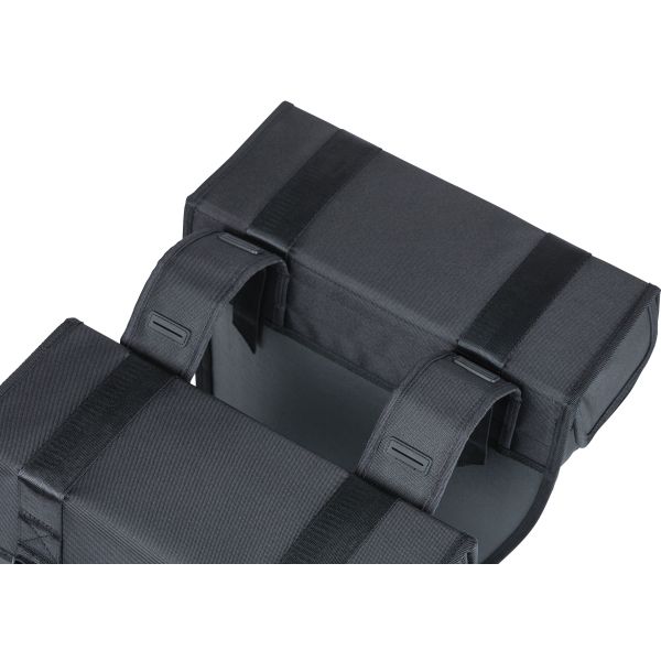 Basil Tour Double Bicycle Bag - 28L - noir