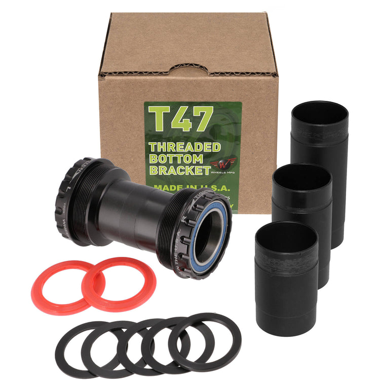 Roues de fabrication roues MFG Bottomet T47 Outboard Sram Dub Abec 3 Black