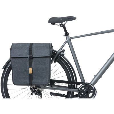 Basil Urban Dry Double Bicycle Bag - Grey, 50L