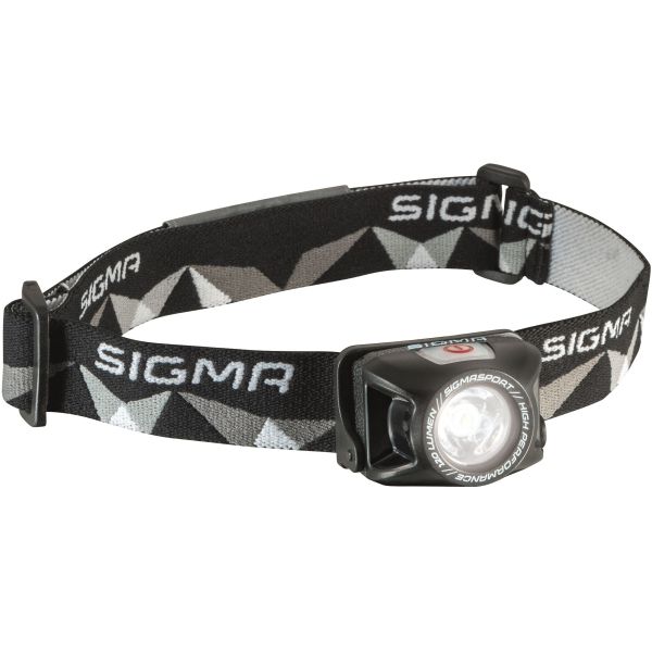 Lampe bandeau USB Sigma Headled II, batterie Li-on 120 lm, rechargeable par USB