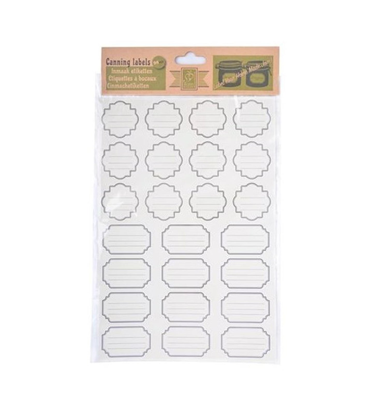 Esschert design étiquettes de conserve esschert 96 pièces
