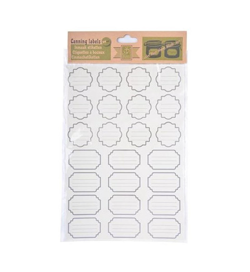 Esschert design étiquettes de conserve esschert 96 pièces