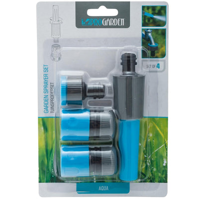 Pulvérisateur de jardin de base Set 4 pièces bleu noir
