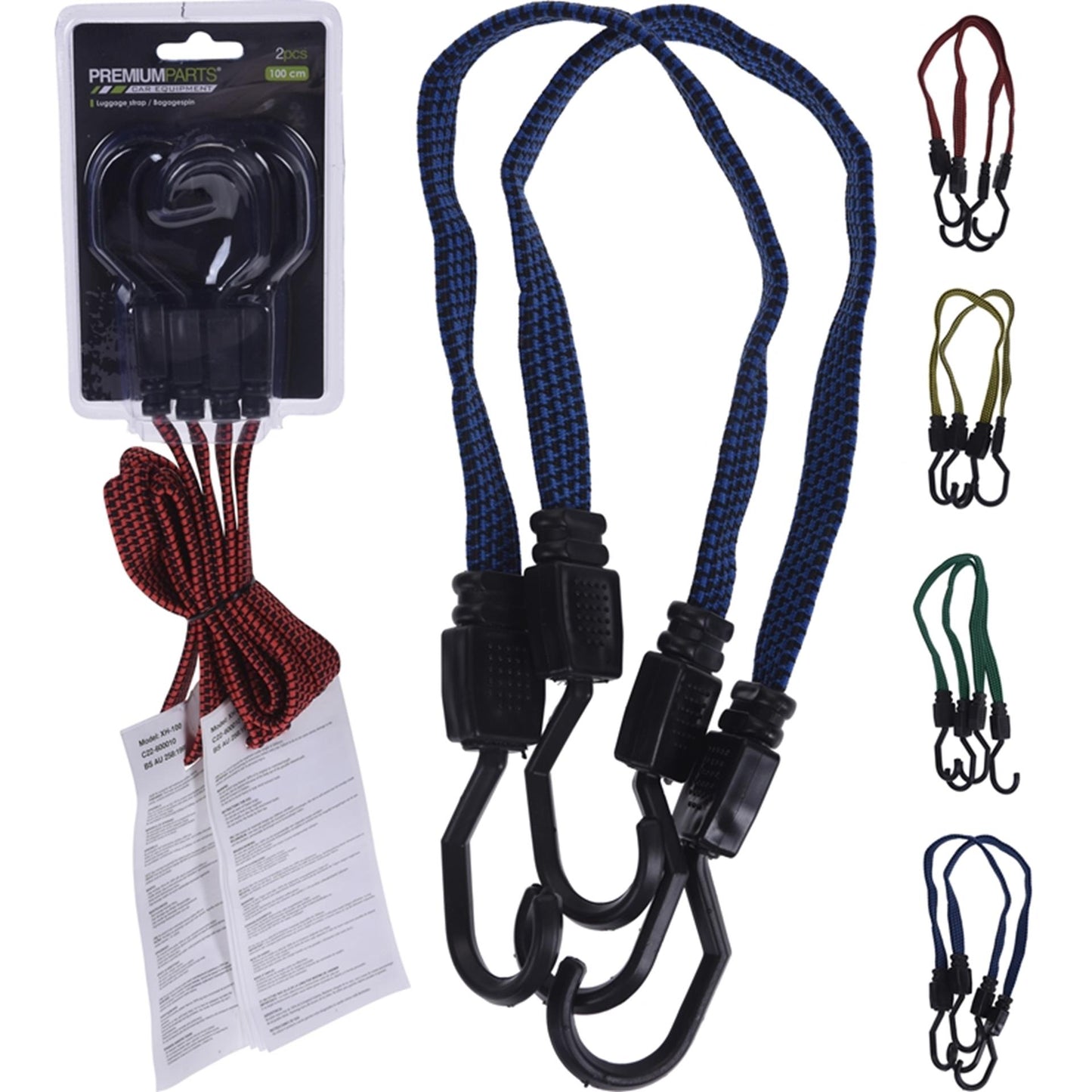 Premiumparts araignée à bagages 100cm lot de 2 pièces