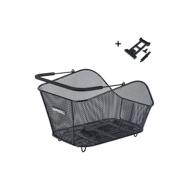 Icône du panier de basilic M Mik Fine Meshed Steel Black