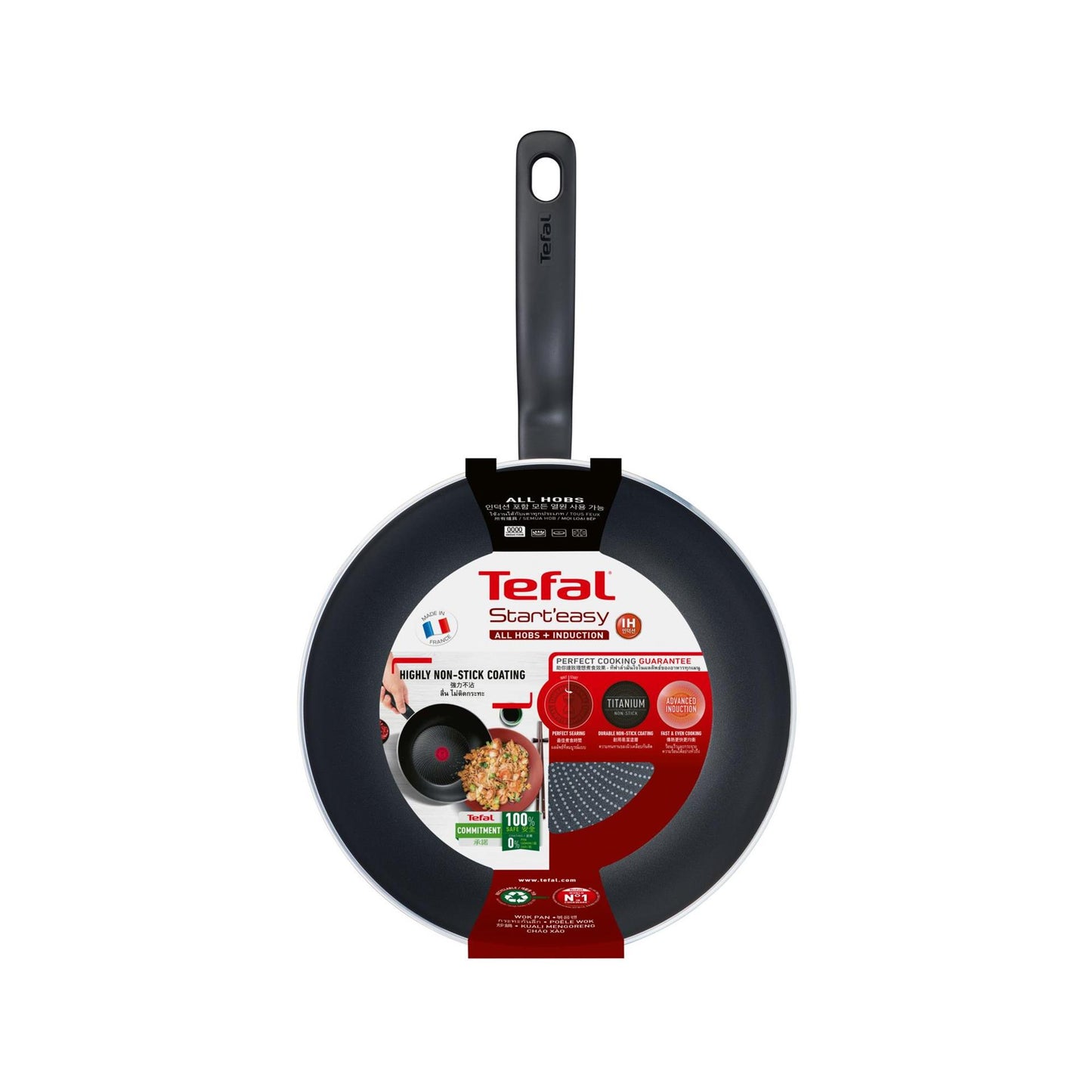 Ustensine de cuisine tefal tefal start Easy wokpan 28 cm noir