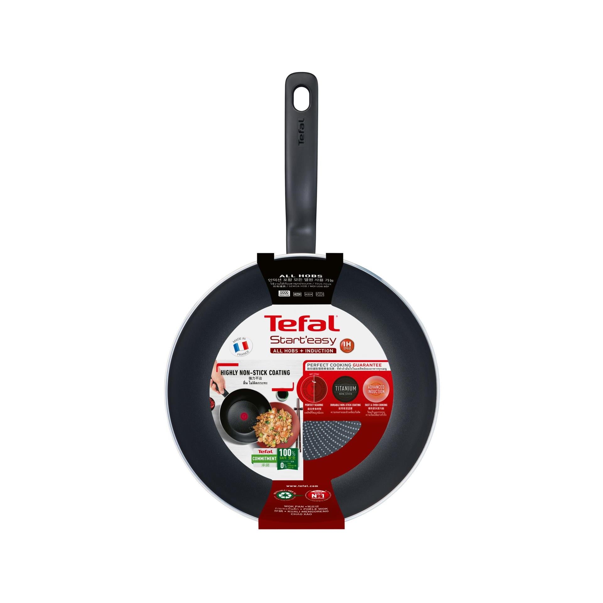 Ustensine de cuisine tefal tefal start Easy wokpan 28 cm noir