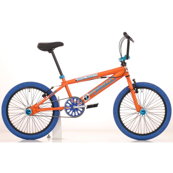 Royal Freestyle 20 Bugatti Orange avec des pneus bleus