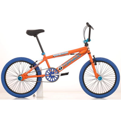 Royal Freestyle 20 Bugatti Orange avec des pneus bleus