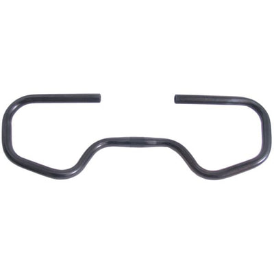 Guidon papillon Vélo de ville 22.2 595 25.4 mm Noir