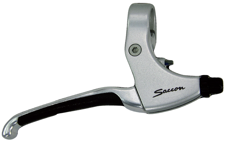 Saccon levier de frein r-brake alu argent noir l64a64r3p04