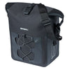 Basil sac navigateur m simple noir | crochets micro | 15l