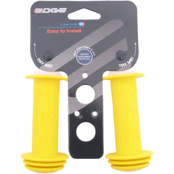 Poignées de vélo Edge Kiddy Kids - 96mm, jaune