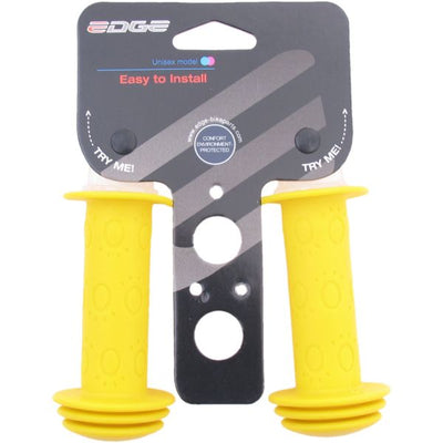 Poignées de vélo Edge Kiddy Kids - 96mm, jaune