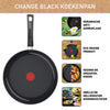 Tefal C47602 Changer la poêle en céramique noire 20 cm noir