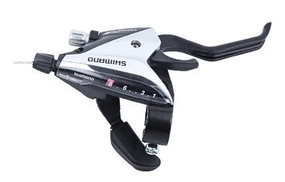 Shimano ST-EF65 Versteller avec poignée de frein à 8 vitesses argent à droite