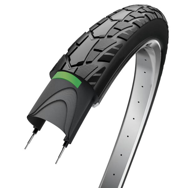 Edge Buitenband Performance Protect -Speed ​​Pedelec 28 x 1,75 47-622 -Black avec réflexion