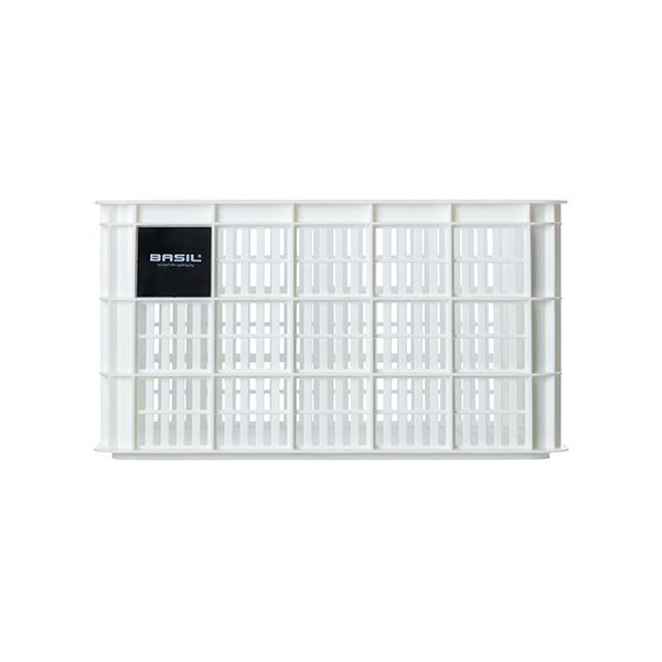 Basil fietskrat l - grand - 40 litres - blanc