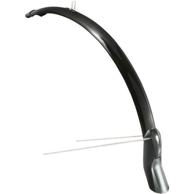 Jeu de garde-boue Eurofender Scatto 28 x 51 mm - noir