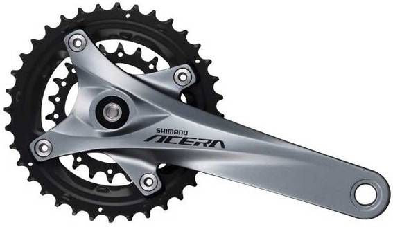 pédalier Acera FC-M3000 22-36T 175 mm argent noir