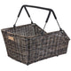 Basil Cento Rattan Look Multi System - Panier de vélo - à l'arrière - Brown