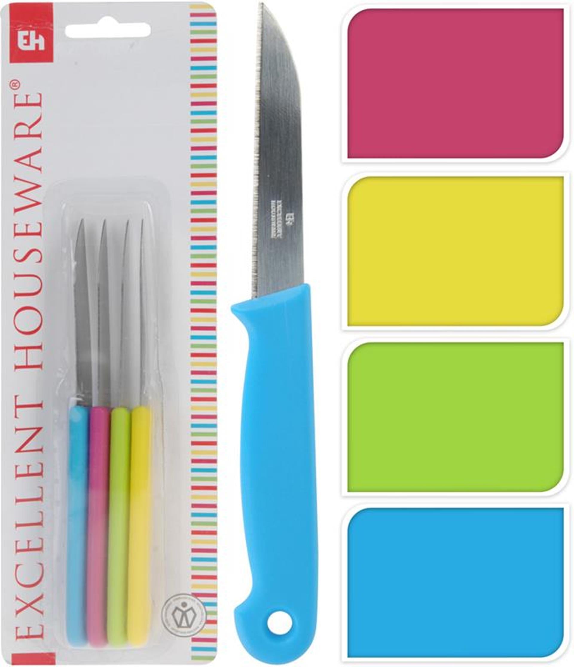 Excellent ensemble de couteaux à éplucher les articles ménagers de 4 pièces