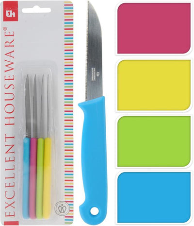 Excellent ensemble de couteaux à éplucher les articles ménagers de 4 pièces
