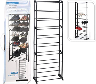 Solutions de rangement étagère à chaussures 10 niveaux