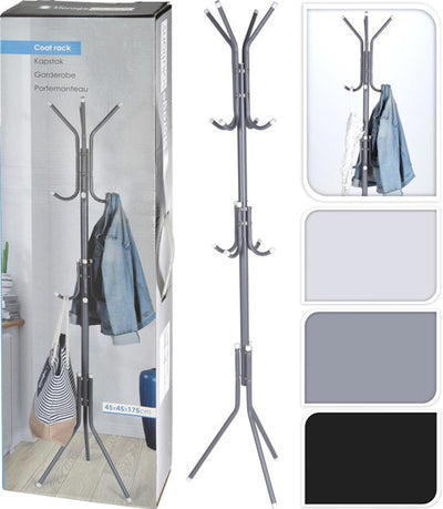 Solutions de rangement portemanteau métal h170cm debout