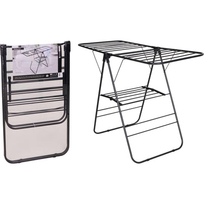 Solutions de rangement étendoir modèle T métal noir